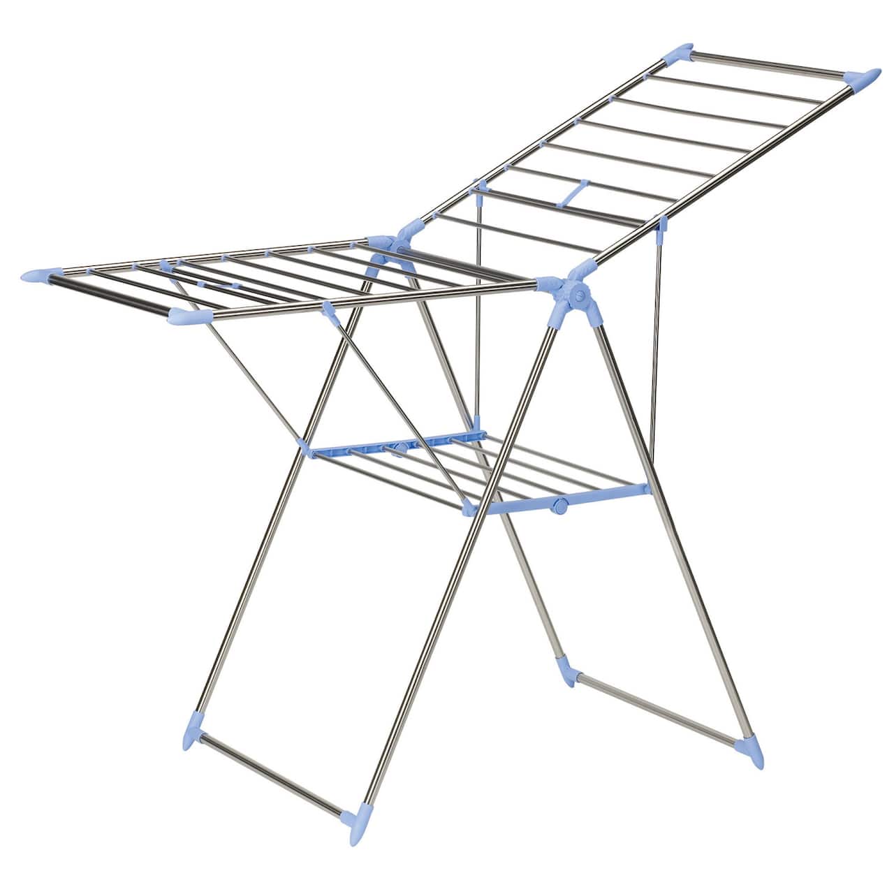 Household Essentials Gullwing Stainless Steel Folding Clothes Drying Rack